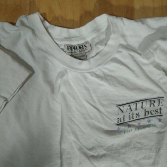 Vintage 90s Nature At It's Best Las Hadas Tropical Bird T-Shirt - Picture 4 of 10